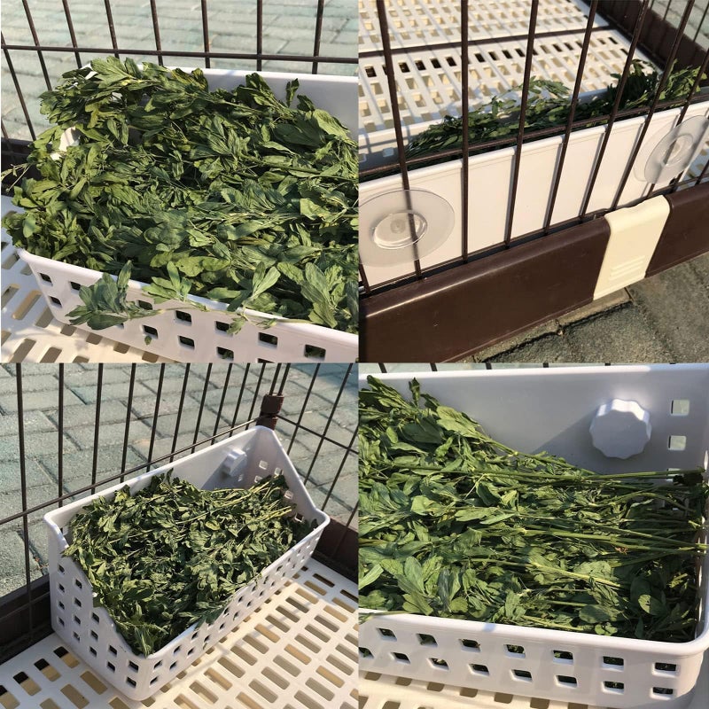 kathson Hay Feeder for Rabbit, Bunny Hay Holder Guinea Pig Hay Feeder Plastic Hay Rack for Rabbits Small Animal Chinchilla Ferret (7.5 X 4.7 X 5.5 inch) - Image 4